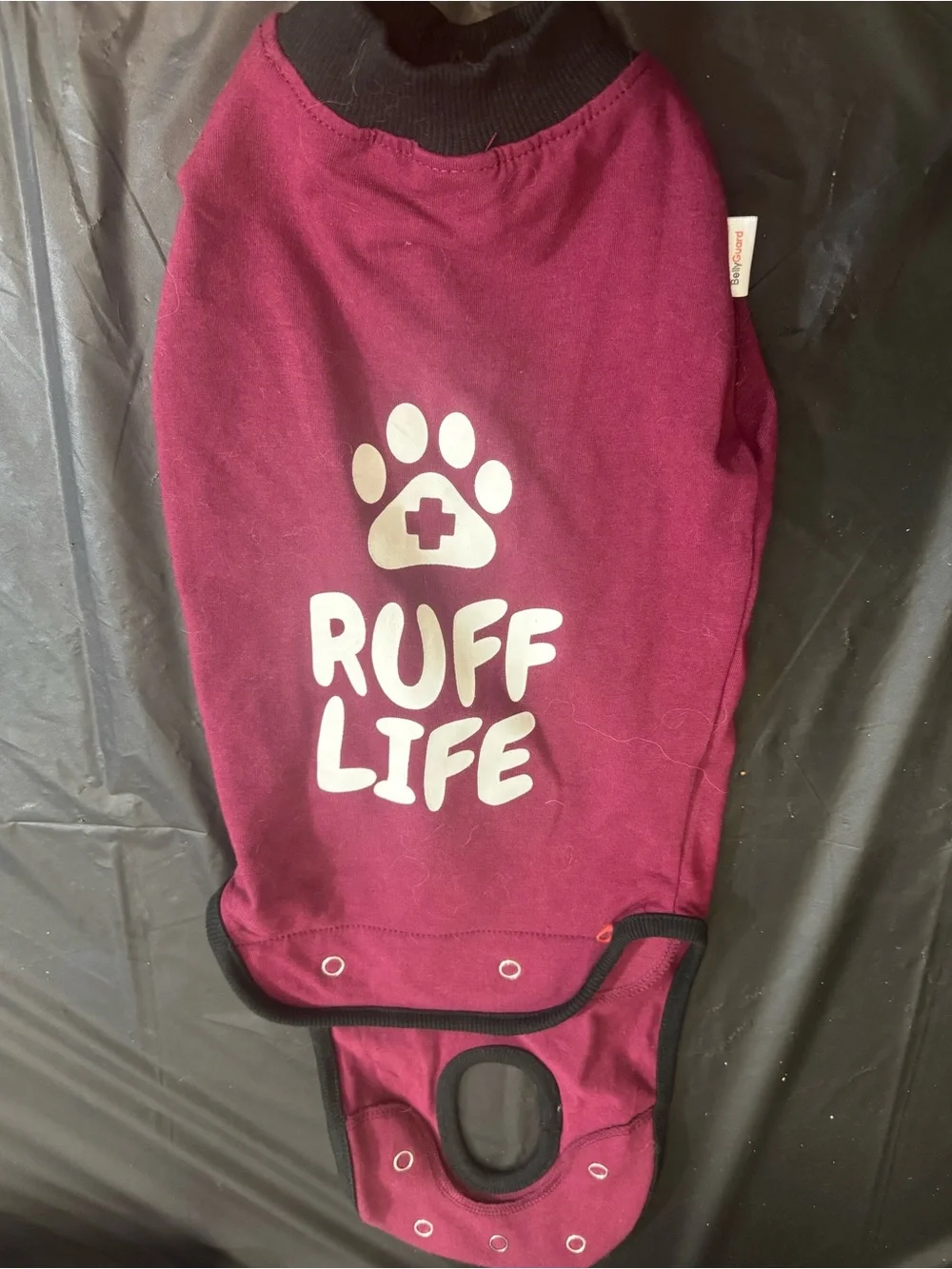 Ruff Life Healing Dog Shirt - Rose Plum Sz S NWOT